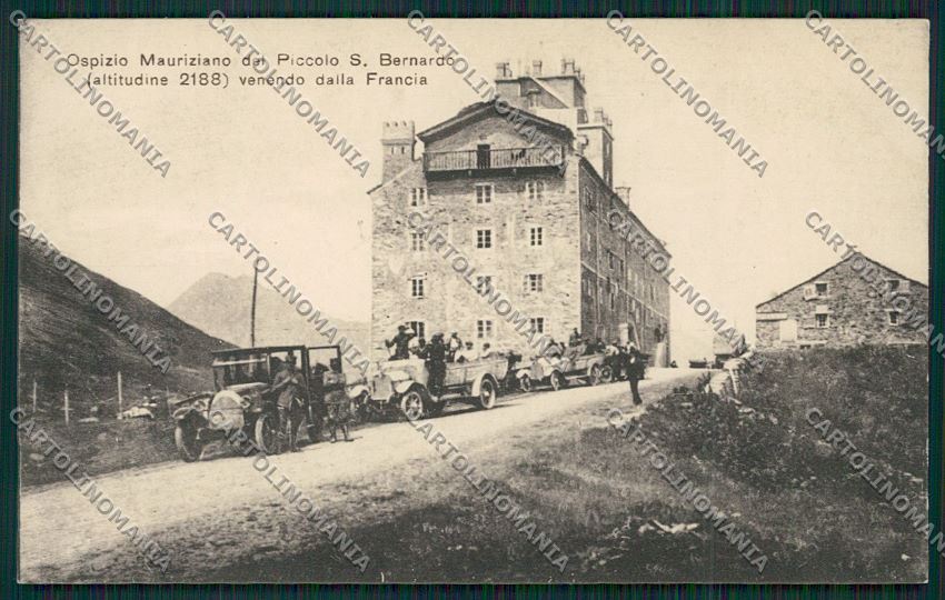Aosta Piccolo San Bernardo Auto Genta cartolina QQ5936 – fronte