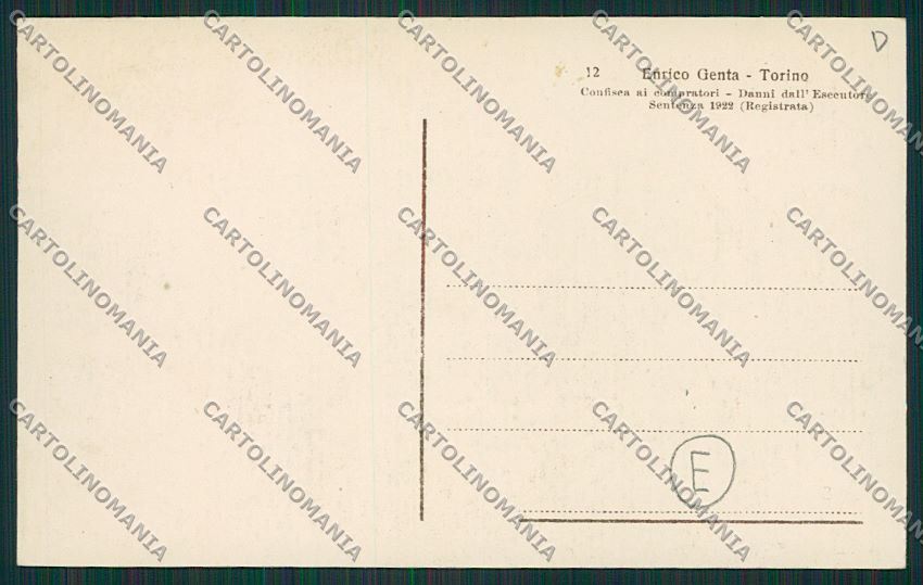 Aosta Piccolo San Bernardo Auto Genta cartolina QQ5936 – retro