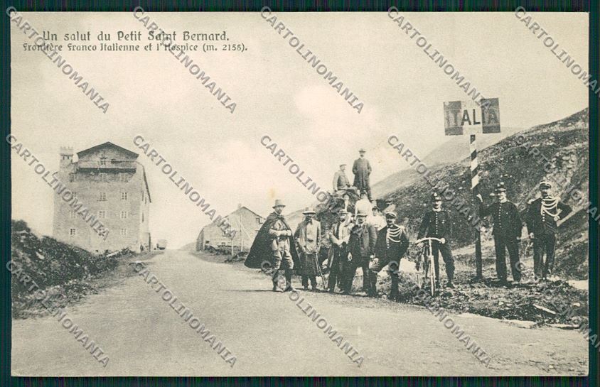Aosta Piccolo San Bernardo Frontiera cartolina QQ5937 – fronte