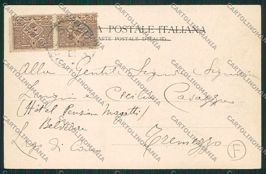 Aosta Piccolo San Bernardo cartolina QQ5945 – retro