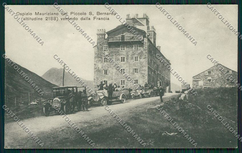 Aosta Piccolo San Bernardo Genta cartolina QQ5948 – fronte