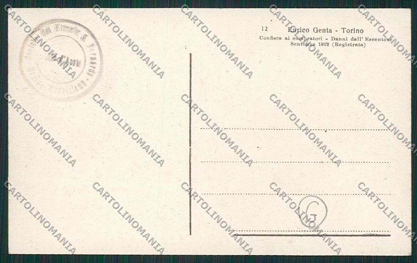 Aosta Piccolo San Bernardo Genta cartolina QQ5948 – retro