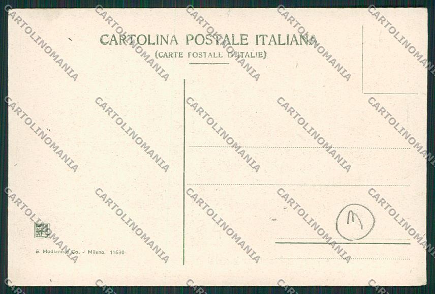Aosta Piccolo San Bernardo Carabinieri Cane STRAPPINO cartolina QQ5950 – retro