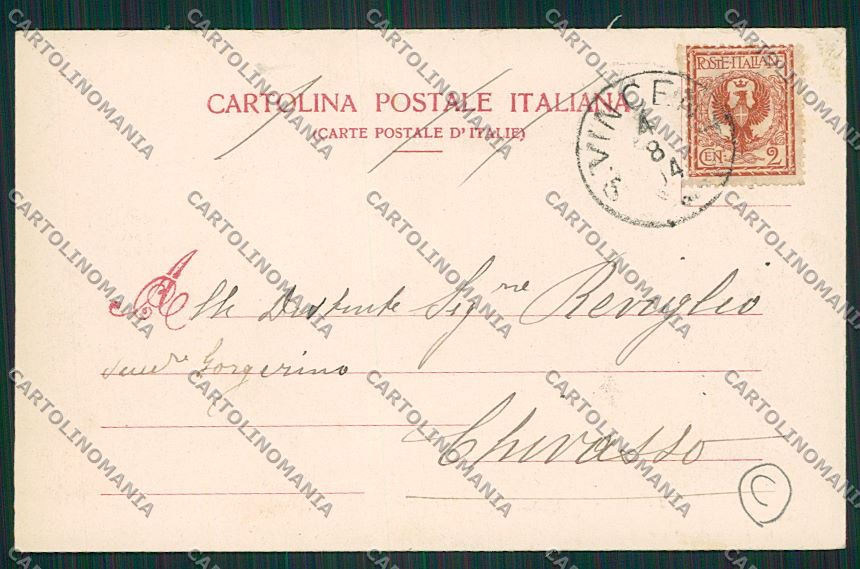 Aosta Saint Vincent cartolina QQ5951 – retro