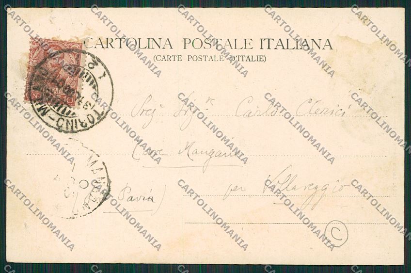 Aosta Saint Vincent cartolina QQ5954 – retro