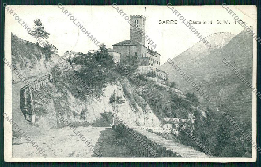 Aosta Sarre PIEGA cartolina QQ6004 – fronte