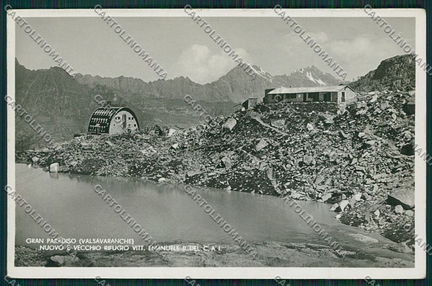 Aosta Rifugio Emanuele Foto cartolina QQ6007 – fronte