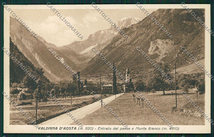 Aosta Valdigna cartolina QQ6019 – fronte