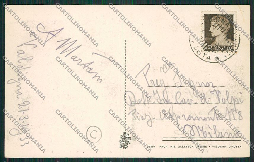 Aosta Valdigna cartolina QQ6019 – retro