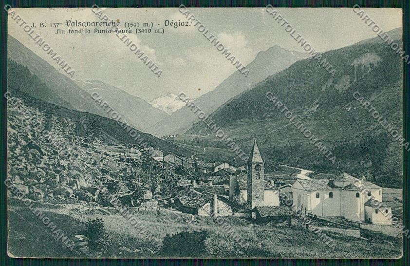 Aosta Degioz cartolina QQ6021 – fronte