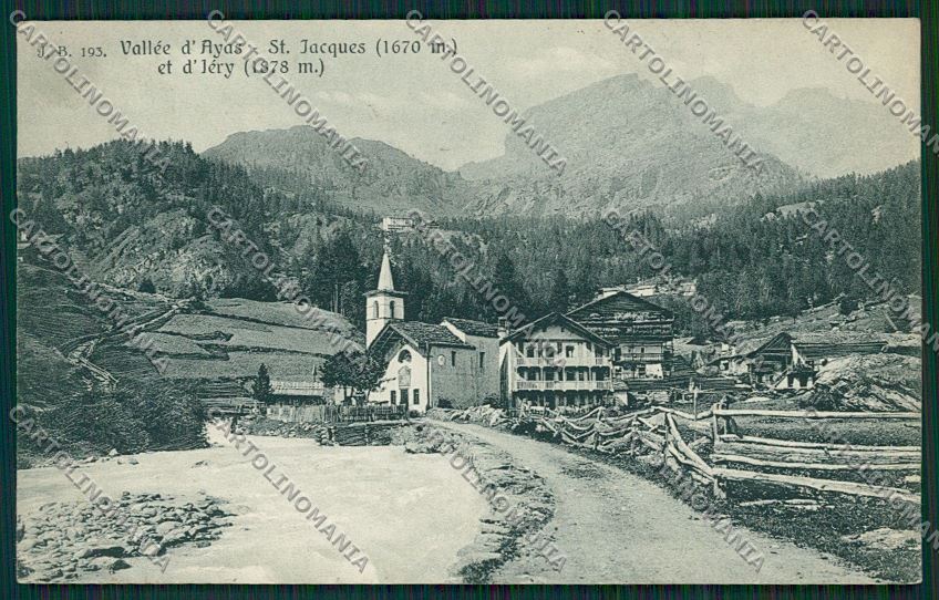 Aosta Saint Jacques cartolina QQ6022 – fronte