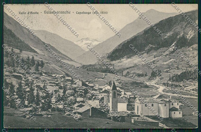 Aosta Valsavaranche cartolina QQ6023 – fronte