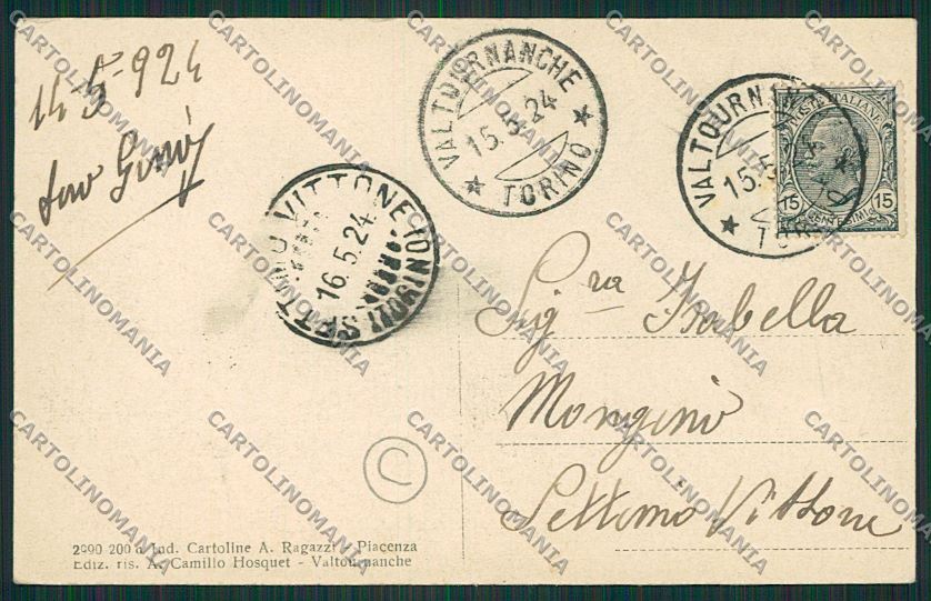 Aosta Valtournanche cartolina QQ6027 – retro