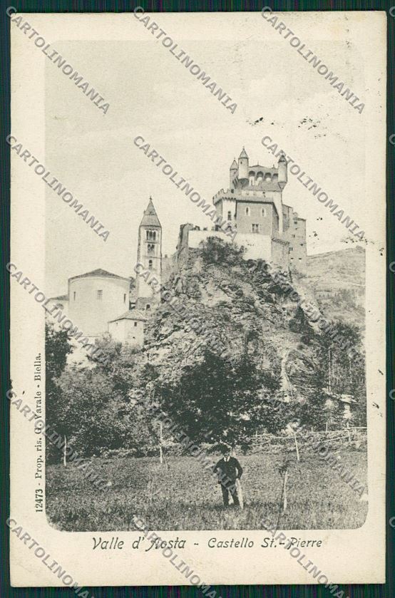 Aosta Saint Pierre cartolina QQ6030 – fronte