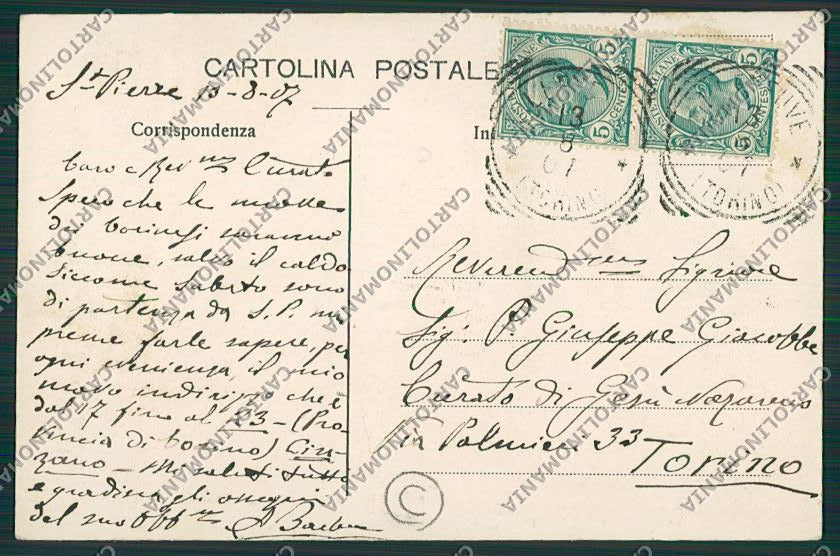 Aosta Saint Pierre cartolina QQ6030 – retro