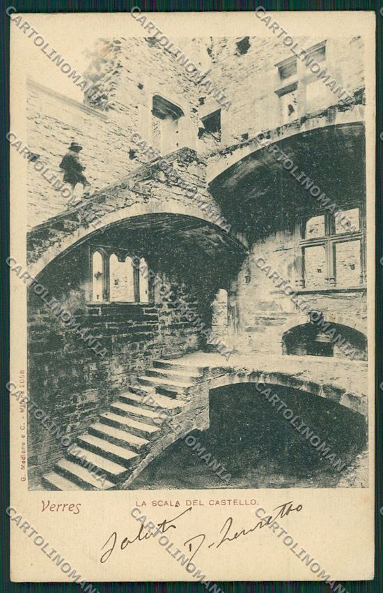 Aosta Verres cartolina QQ6031 – fronte