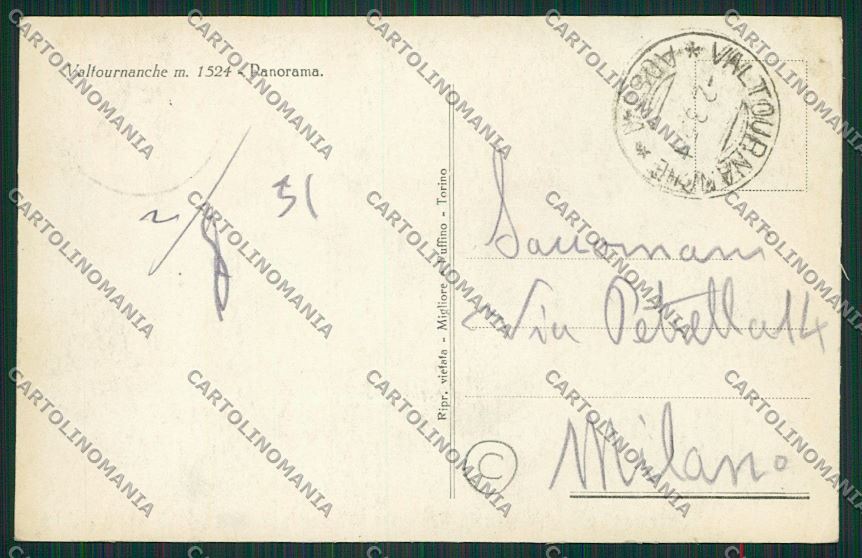 Aosta Valtournanche Foto cartolina QQ6032 – retro