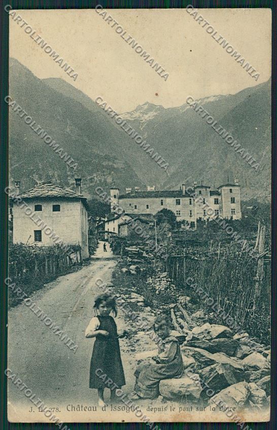 Aosta Issogne PIEGHINA cartolina QQ6057 – fronte