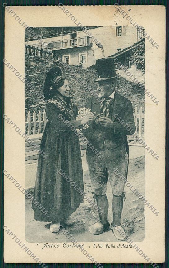 Aosta Costumi cartolina QQ6058 – fronte