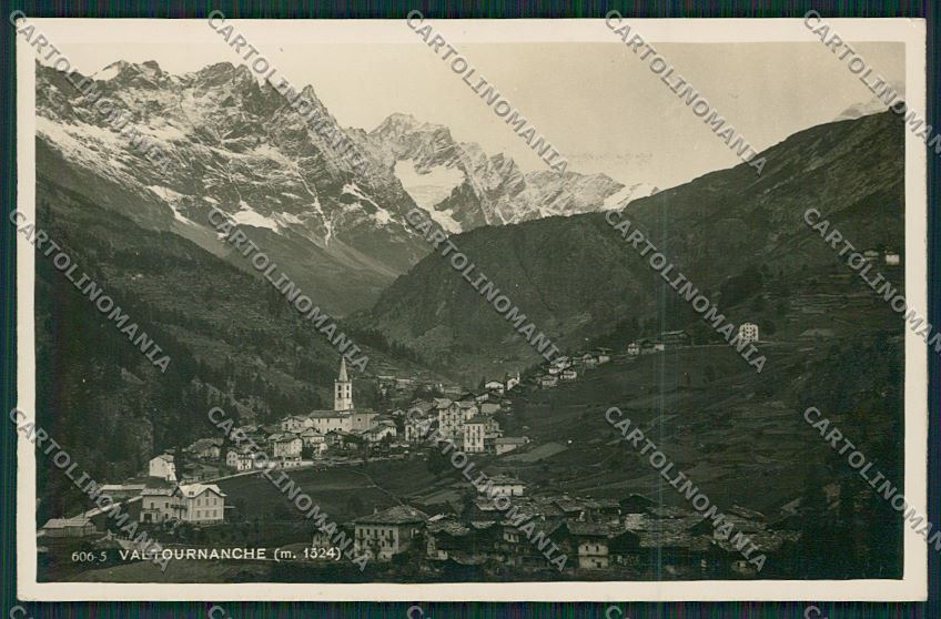 Aosta Valtournanche cartolina QQ6073 – fronte
