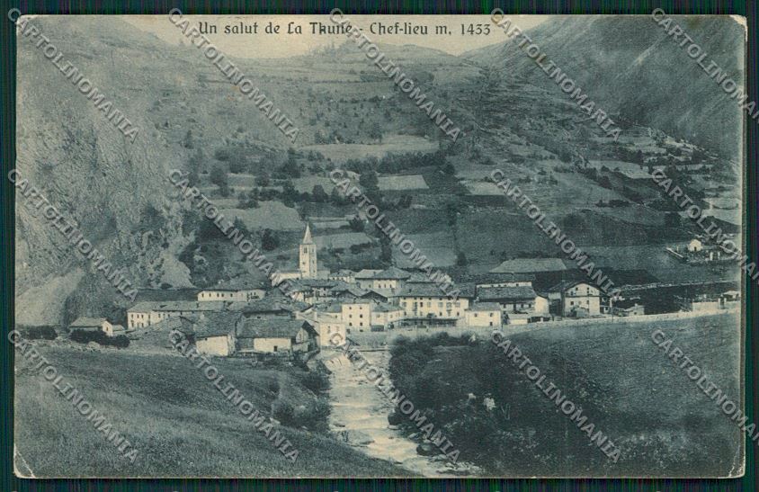 Aosta La Thuile cartolina QQ6080 – fronte