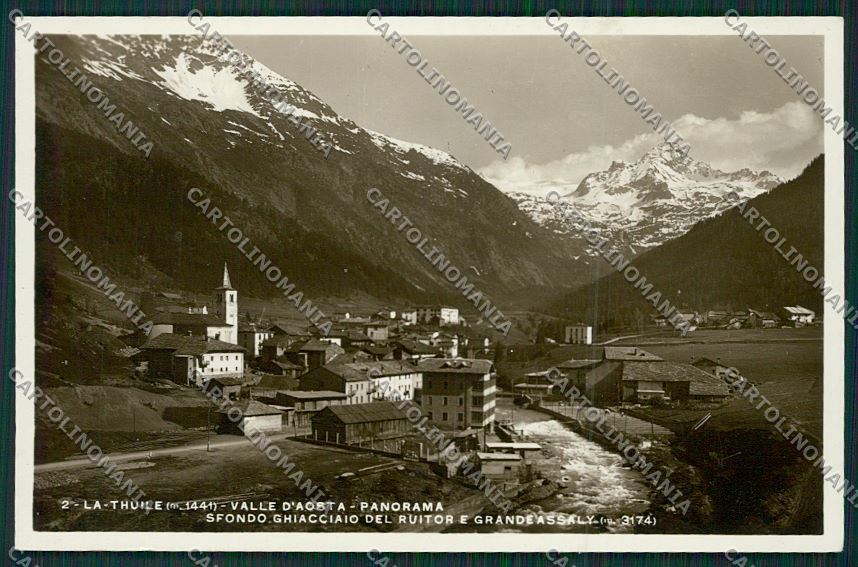Aosta La Thuile Foto cartolina QQ6082 – fronte