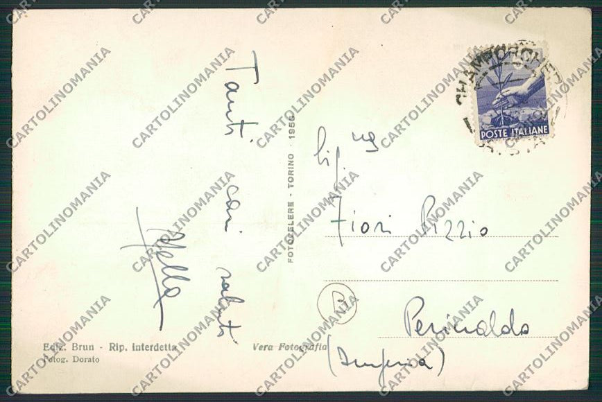 Aosta Champorcher Foto cartolina QQ6084 – retro