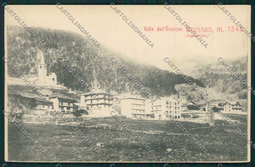 Aosta Brusson cartolina QQ6089 – fronte