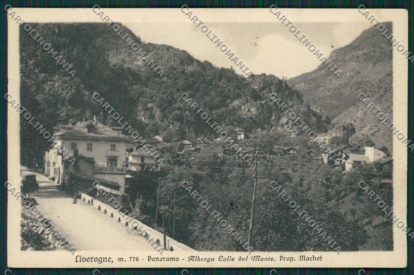 Aosta Liverogne cartolina QQ6091 – fronte