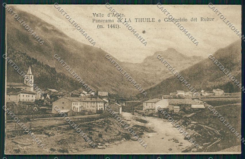 Aosta La Thuile cartolina QQ6101 – fronte