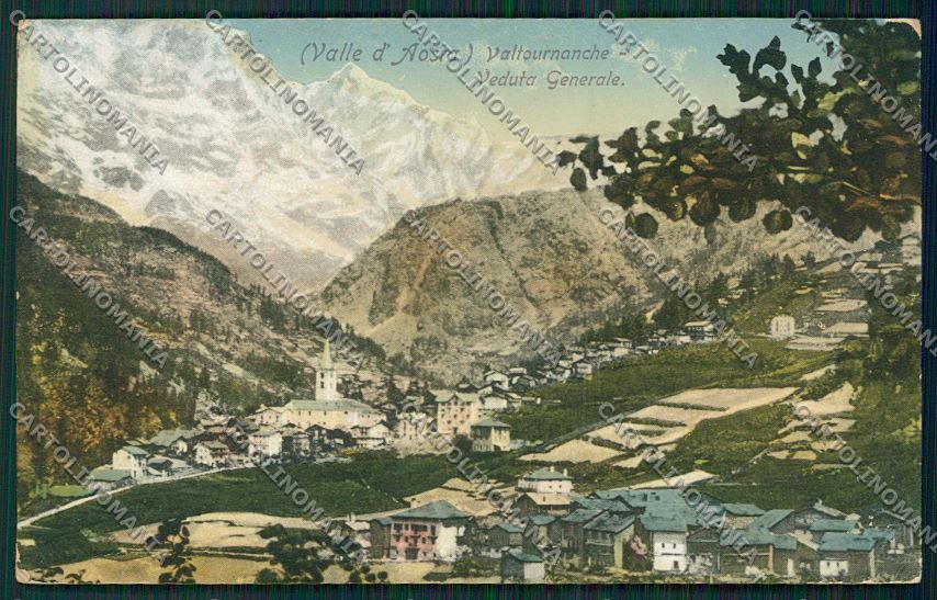 Aosta Valtournanche cartolina QQ6102 – fronte