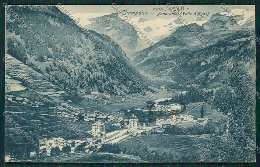 Aosta Champoluc cartolina QQ6105 – fronte