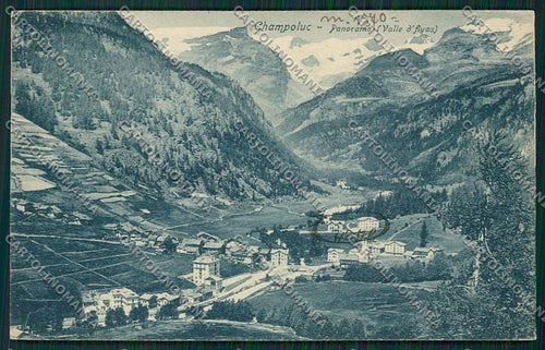 Aosta Champoluc cartolina QQ6105 – fronte