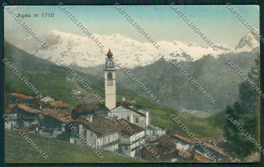 Aosta Ayas cartolina QQ6107 – fronte