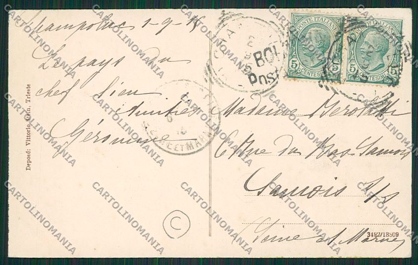 Aosta Ayas cartolina QQ6107 – retro