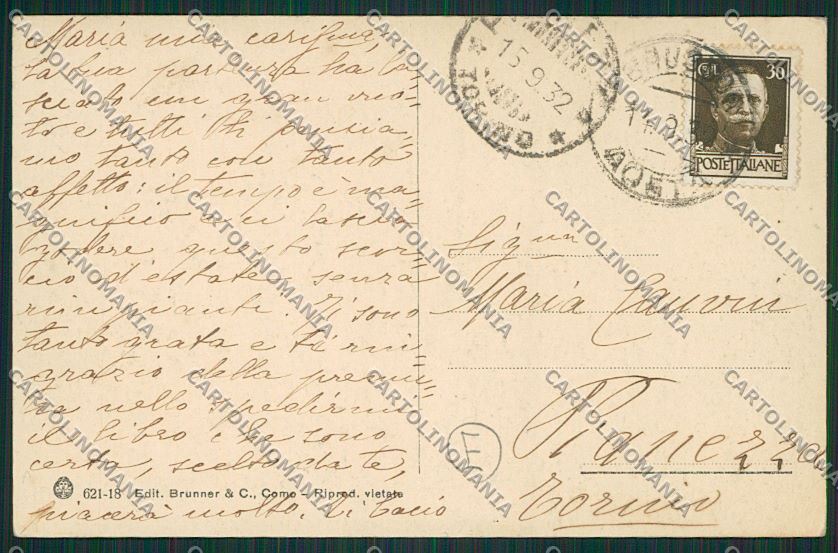 Aosta Brusson cartolina QQ6156 – retro