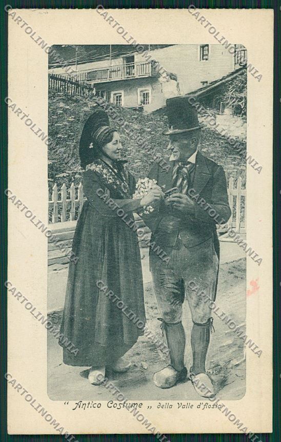 Aosta Costumi cartolina QQ6161 – fronte