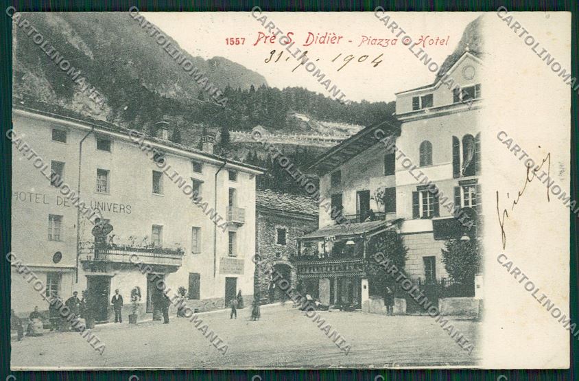 Aosta Pre Saint Didier cartolina QQ6168 – fronte