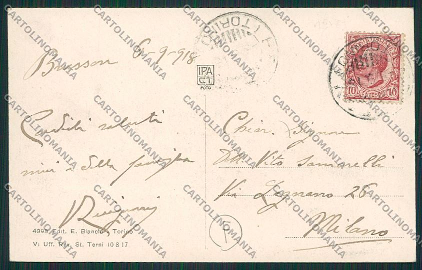 Aosta Brusson Saluti da cartolina QQ6169 – retro