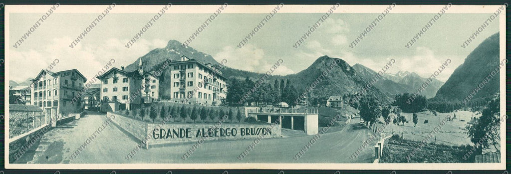 Aosta Brusson Pubblicitaria doppia cartolina QQ6171 – fronte