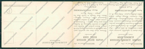 Aosta Brusson Pubblicitaria doppia cartolina QQ6171 – retro