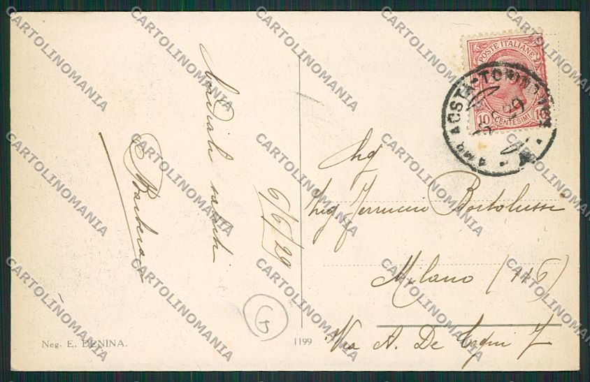 Aosta Challant cartolina QQ6173 – retro