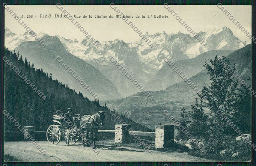 Aosta Pre Saint Didier cartolina QQ6178 – fronte