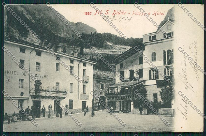 Aosta Pre Saint Didier cartolina QQ6179 – fronte