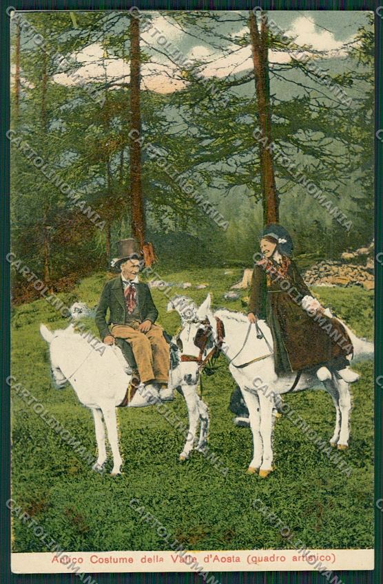 Aosta Costumi cartolina QQ6183 – fronte