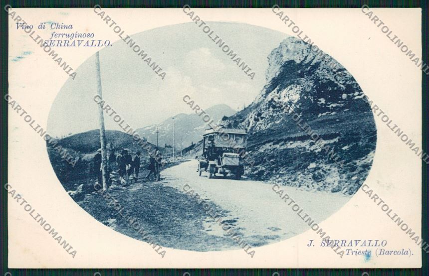 Aosta Piccolo San Bernardo Autopostale Trieste cartolina QQ6187 – fronte