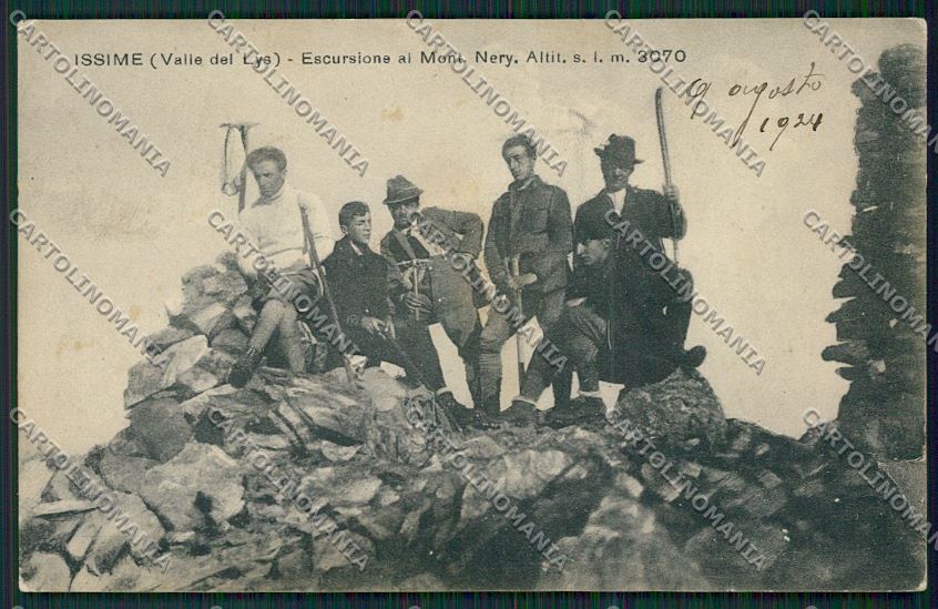 Aosta Issime Alpinismo cartolina QQ6192 – fronte