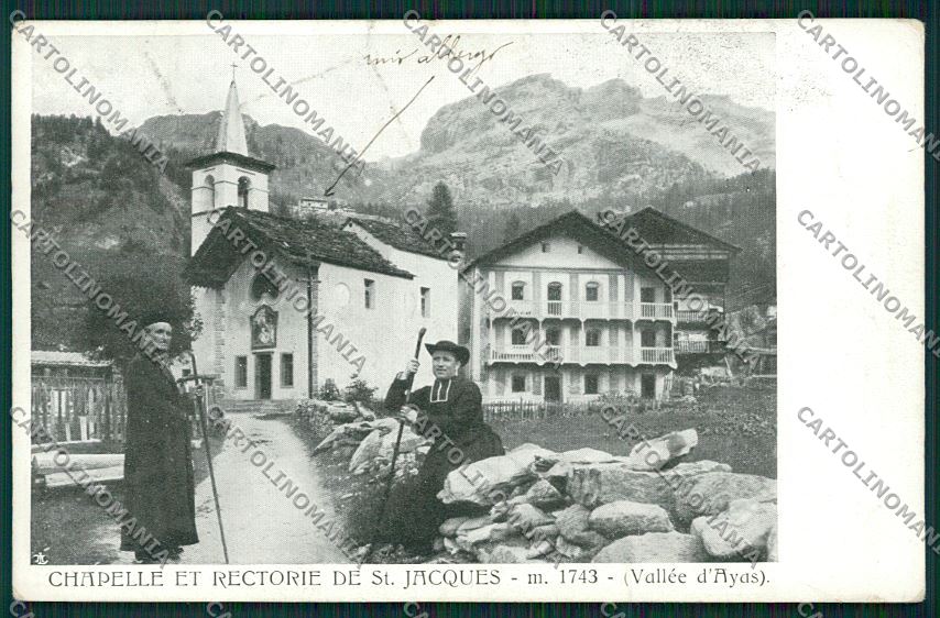 Aosta Saint Jacques Fiery Ayas cartolina QQ6194 – fronte
