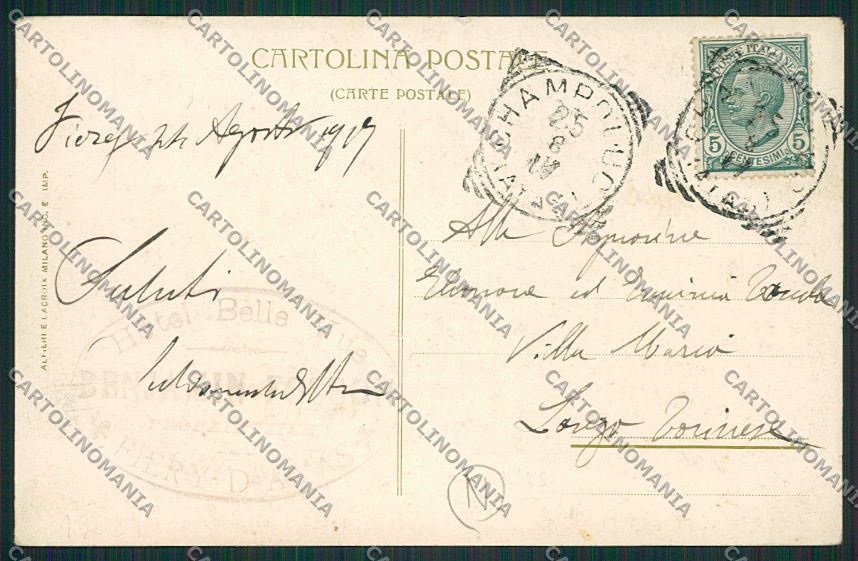 Aosta Saint Jacques Fiery Ayas cartolina QQ6194 – retro