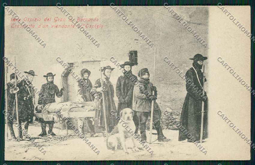 Aosta Gran San Bernardo cartolina QQ6196 – fronte